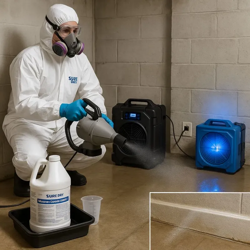 Sanitization and Odor Removal process in Spring Hill, FL